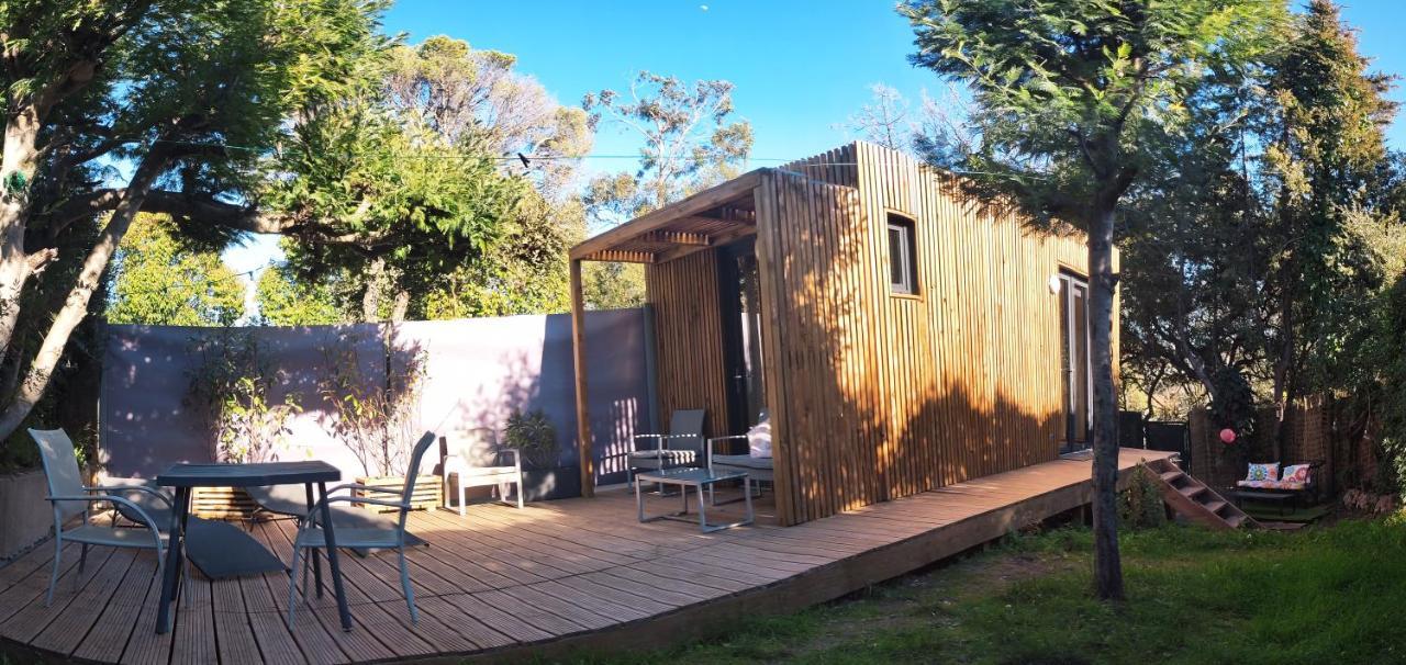 Joli Studio Indépendant En Bois Avec Jacuzzi Prive Fréjus Extérieur photo